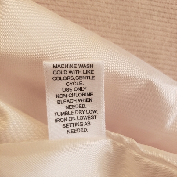 Red/White Striped Asymmetrical Linen Blend Skirt Marked Size 1X But Small EUC - Picture 9 of 9